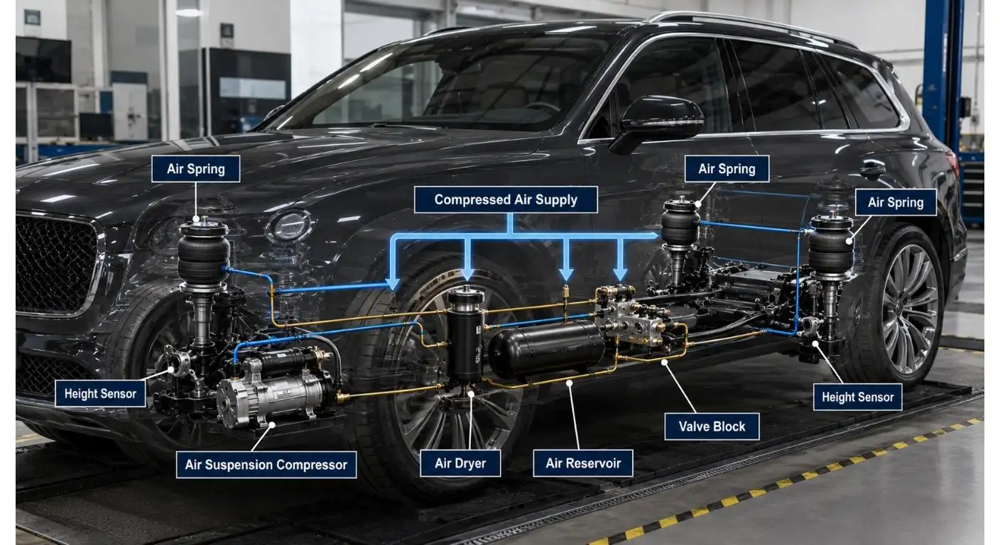 durable air suspension compressor