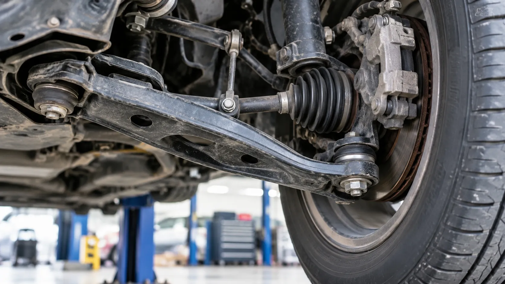 control arm clunking when braking