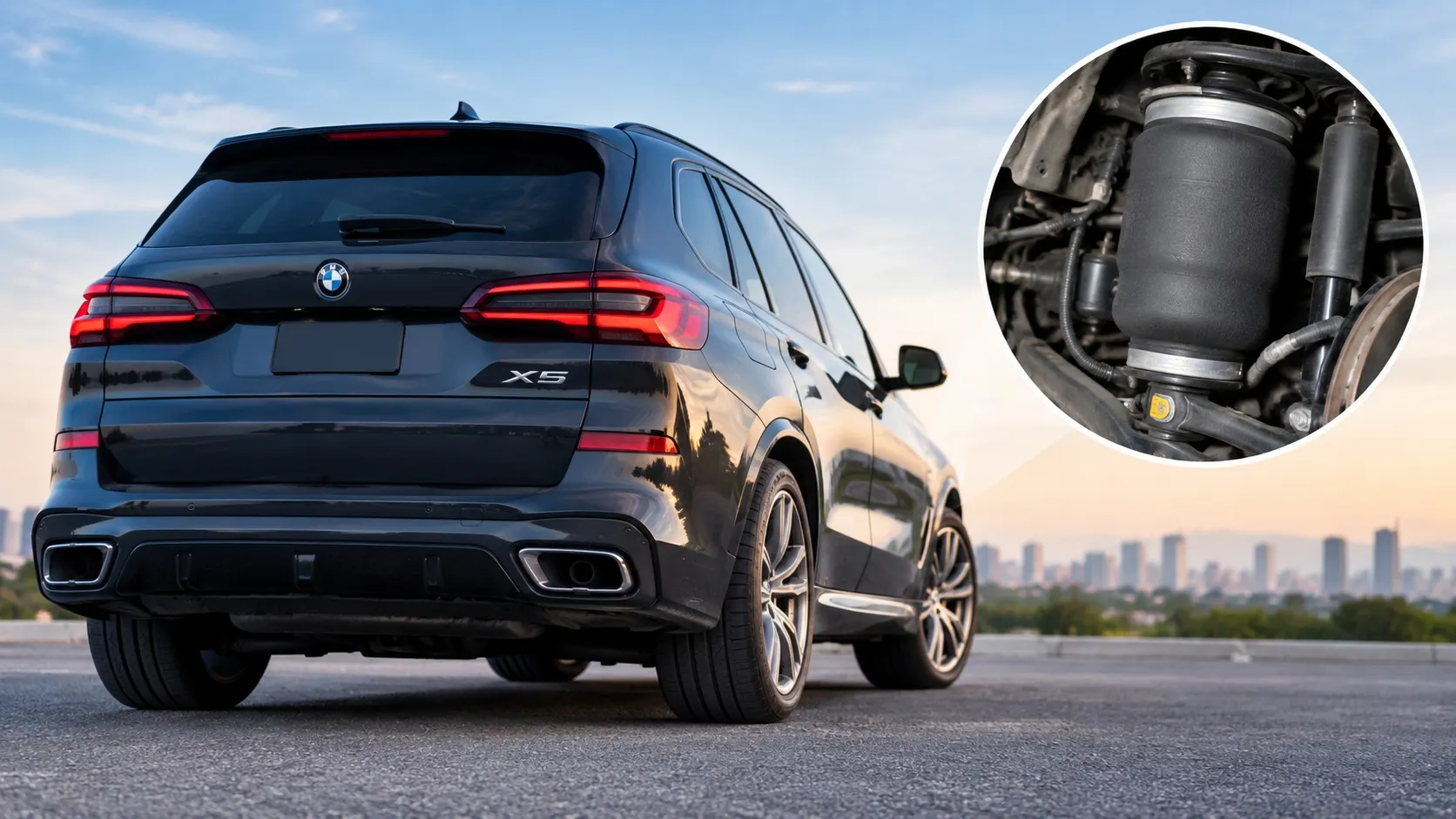 BMW X5 Rear Air Suspension Sagging