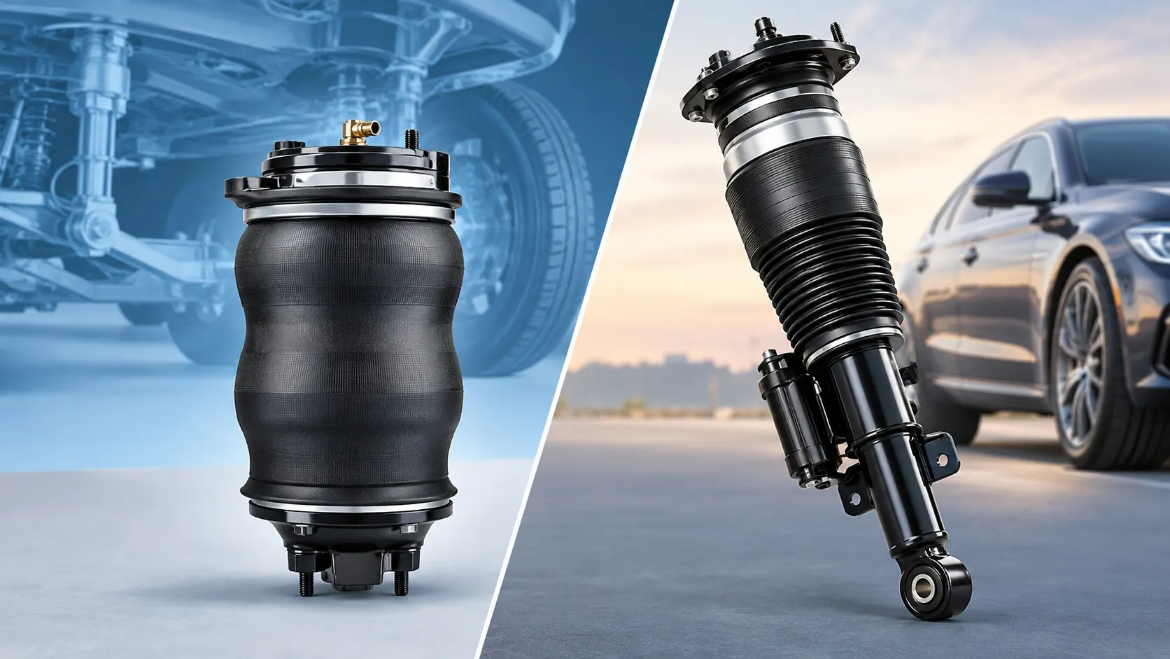 Air Spring vs Air Strut: Key Differences, Benefits & Costs