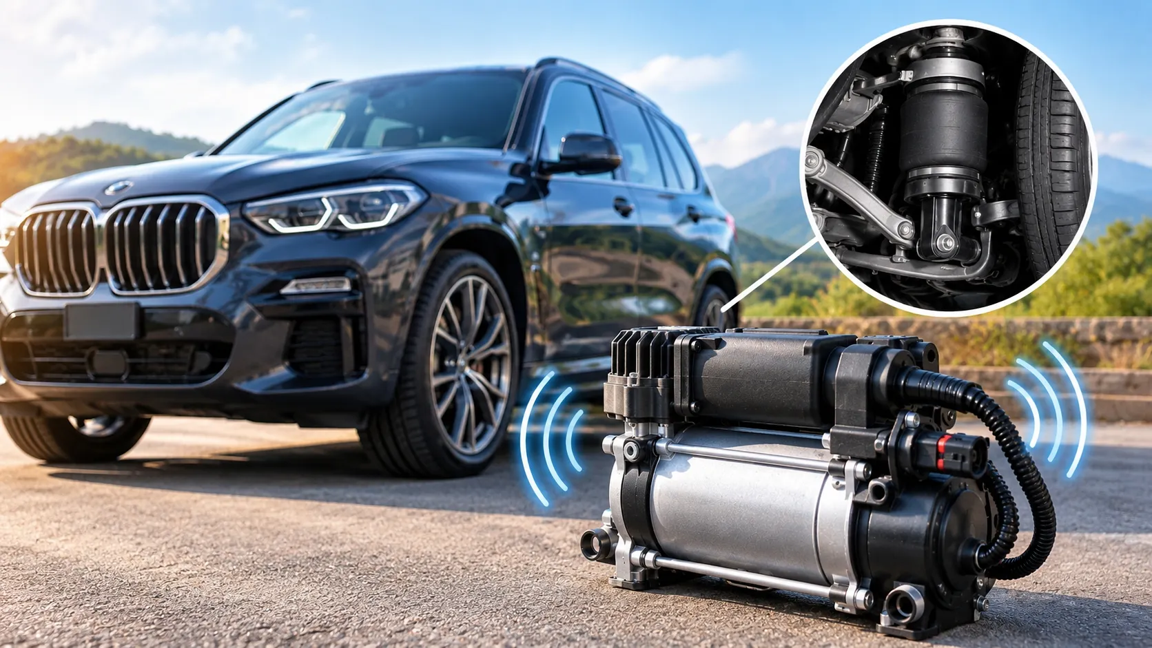 Air Suspension Compressor Keeps Running
